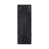 Deco 79 Wood Wall Sconce with Glass Holder, 5" x 8" x 16", Brown Deco 79