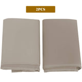 Tangkula 2PCS 16x4 Ft Universal Replacement Canopy for Pergola Structure, Outdoor Shade Canopy Cover, Waterproof Polyester Cover for Durable Use (Cover only) (Beige) Tangkula