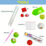 LumiCraft Starry Castle Diamond Art Kits for Adults, Cartoon Diamond Painting Kits, 5D Full Drill Crystal Rhinestones Art Kits for Beginner Home Wall Decor 12x16in LumiCraft