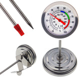 Candle Thermometer for Candle Making with Clip and 300mm Stainless Steel Probe Thermometer World