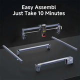 Creality Laser Engraver, 10W Laser Cutter with 0.06mm Light Spot, High Accuracy 3D Engraving Machine, DIY CNC Machine for Wood and Metal, Acrylic, Leather, etc (Falcon 10W) Creality