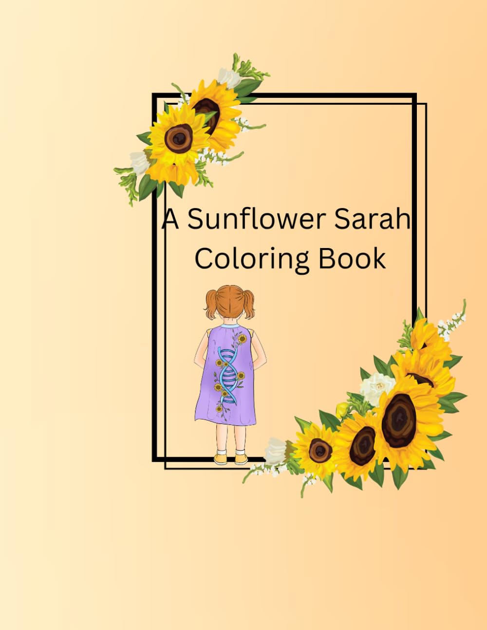 A Sunflower Flower Coloring Book Majosta