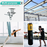 Nextua 2 Sets Punching Bag Hanger Heavy Bag Mount Heavy Bag Hanger I Beam Clamp Swing Hanger Heavy Duty Swing Hangers Punching Bag Mount Punching Bag Hanging Boxing Bag Heavy Bag Ceiling Mount Nextua
