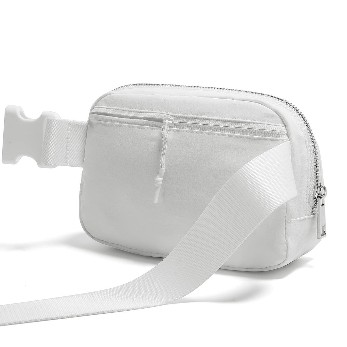 Belt Bag for Women Fanny Pack Crossbody Bags for Women Fashion Waist Packs with Adjustable Strap Gifts for Teenage Girls Women Men (White) Gitus