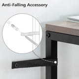 MAHANCRIS Console Table, 70.9" Narrow Long Sofa Table, Entryway Table, Industrial Sofa Table, Side Table, for Hallway, Living Room, Sturdy and Stable, Easy to Assemble, Greige CTHG18001Z MAHANCRIS