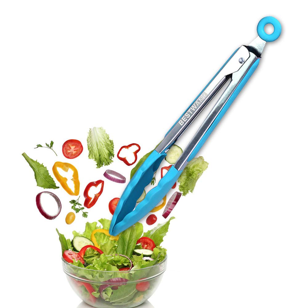 Kitchen Utensil Set - 11 Cooking Utensils - Colorful Silicone Kitchen Utensils - Nonstick Cookware with Spatula Set - Colored Best Kitchen Tools Kitchen Gadgets(Multi) BESTZMWK