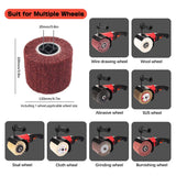 BriSunshine Surface Conditioning Tool 1400W, Electric Burnishing Tool Machine, 8 Variable Speed Wheel Sander Polisher for Wood Metal Stainless Steel with 1 Wheel, Lock Switch (UL Certified) BriSunshine