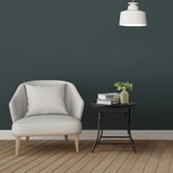 TeoKJ Folding Outdoor Side Tables, Anti Rust Small Patio Table Round Metal Nightstand with Flower Cutouts for Porch Yard Balcony Deck Lawn, Black TeoKJ