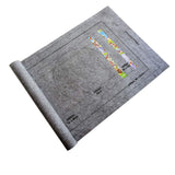 Timetries Puzzle Mat Rollup, 1500 Piece Jigsaw Puzzle Storage Pad, 26 X 46 Inch Felt Mat, Gray Timetries
