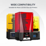YOUSU High-Temp Resistant 3D Printer Resin - Up to 220°C, 3D Printing Resin for Engineering, Industrial Applications, 405nm DLP LCD UV-Curing Photopolymer Resin, Black 1000g Yousu