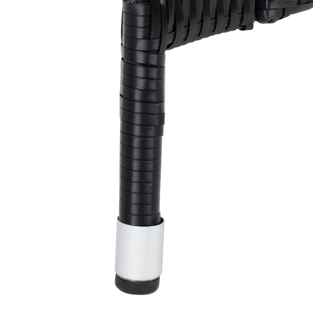 SAFAVIEH Outdoor Collection Edna Black/White Cushion 3-Piece Lounge Set with Table (PAT7719A) SAFAVIEH