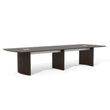 Safco Products Medina Modern Office Conference Meeting Room Table, 12', Mocha Safco