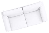 Cotton Ektorp Loveseat Cover Replacement is Made Compatible for IKEA Ektorp Loveseat Sofa Slipcover(White Loveseat) Custom Slipcover Replacement