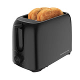 OVENTE Electric 2 Slice Toaster Machine with 6-Shade Toast Settings, 700W Power, Removable Crumb Tray and Compact Design Perfect for Toasting Bread, Bagels, Waffles and Puff Pastry, Black TP2210B OVENTE