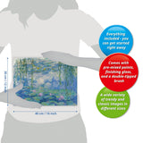 Ravensburger Monet: Waterlilies Paint by Numbers Kit for Adults - 23651 - Painting Arts and Crafts for Ages 14 and Up Ravensburger