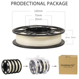 iSANMATE 3D Printer Filament Bundle, Glow in The Dark Filament Multicolor, Green, Blue and Blue-Green, PLA Filament 1.75 mm, Dimensional Accuracy +/- 0.03 mm, 250g X 4 Pack iSANMATE