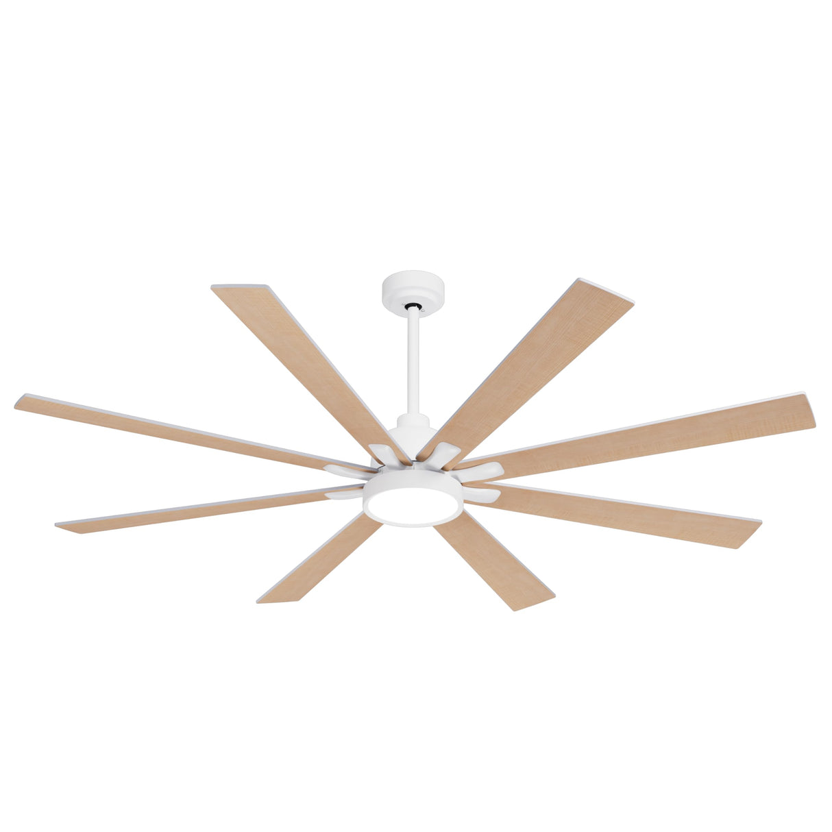 Autoday Large Ceiling Fans with Lights and Remote - 62 Inch White Ceiling Fan with Light, Quiet DC Motor, 3 CCT, Modern Dimmable Lighting & Ceiling Fans for Living Room Patio,Indoor/Outdoor Autoday