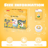 Air Dry Clay Kits: 9 DIY Animal Clay Kit for Kids 3+, Child-Safe Modeling with Guides, Creative Birthday & Holiday Gift for Boy & Girl LITTCO