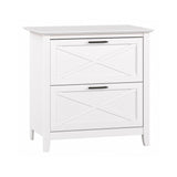 Bush Furniture Key West Lateral File Cabinet, Modern Farmhouse 2 Drawer File Cabinet for Home Office Bush Furniture