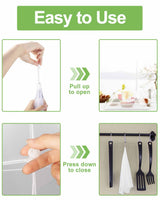 Lauon Large Food Cover,6 Pack Mesh Food Tent,17"x17",White Nylon Covers,Pop-Up Umbrella Screen Tents,Patio Net for Outdoor Camping, Picnics, Parties,BBQ,Collapsible and Reusable Lauon