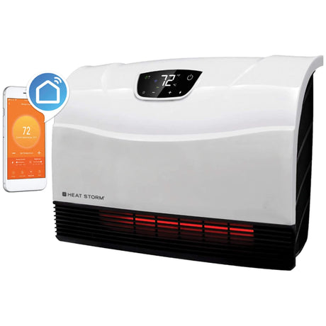 Heat Storm HS-1500-PHX-WIFI Infrared Heater, Wifi Wall Mounted Heat Storm
