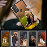 FOQENCCI 5 Piece Sublimation Blank Case for Moto G Power 2022 Blanks Printable DIY Custom Phone Case Soft Rubber Anti-Slip Anti-Scratch Drop Protective Phone Cover Cases for Moto G Power 2022 FOQENCCI