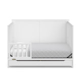 Graco Melrose 5-in-1 Convertible Crib with Drawer (White) Graco