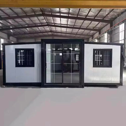 Prefab Expandable Container House 20FT Extendable Folding House Ready to Ship | Portable | Suitable for family of Four | Couples - WoodArtSupply