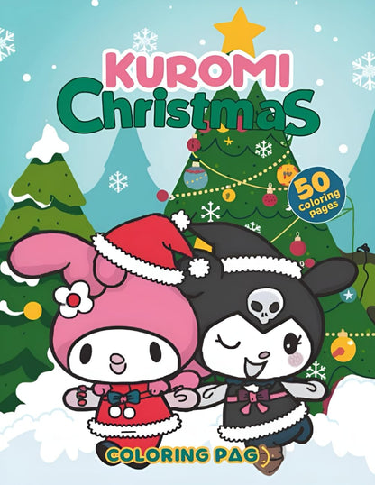 Christmas A kur.omi's Coloring book: Cartoon Characters Coloring Pages For Teens To Relax And Enjoy the Holiday | Present For Animation Lovers