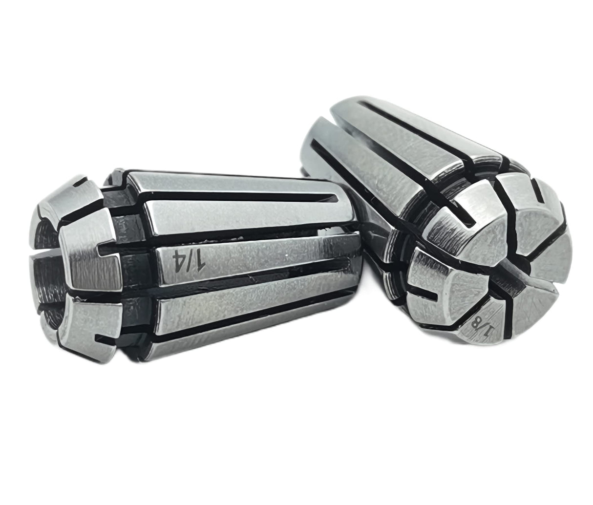 F.L.S Spring Collet, Er11 Spring Collet Set, 1/8" and 1/4" ER11 Collet Chuck for CNC Engraving Machine & Milling Lathe Tool (ER11 1/8"+ 1/4") F.L.S