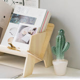 Fox Claw Wood Bookcase in Living Room/Home/Office, Desktop Book Shelf Organizer Bookshelves Storage Rack for CDs/Magazine/Books Display (Style V) Fox Claw