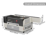 Monport 100W CO2 Laser Engraver with Lightburn,20"x28" Laser Engraving Cutting Machine with Autofocus 4 Way Pass Air Assist Water Pump Commercial Laser Cutter for Wood Acrylic Glass More... Monport