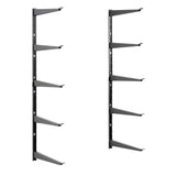 Heavy Duty Lumber Storage Rack by Delta Cycle, Holds Up to 800 lbs - Easy to Install Wood Storage Rack with Fully Adjustable Arms - Steel Construction Storage Solution for Garage, Basement & Pantry Delta Cycle & Home