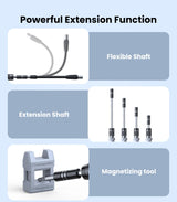 AXTH 115-in-1 Precision Screwdriver Set, [Super Durable] Mini Professional Magnetic Repair Tool Kit, Small Screwdriver for Phone, Computer, Watch, Laptop, Macbook, Eyeglass, Electronic AXTH