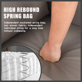 Recliner Chair Single Sofa Winback Chair Home Theater Seating Modern Reclining Chair Easy Lounge with Padded Seat PU Leather Padded Seat Backrest for Living Room Reading Chair Recliner Sofa BestMassage