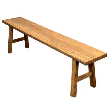 Small Entryway Indoor Wooden Bench,Rustic Farmhouse Benches for Table,Vintage Noodle Narrow Wood Long Bench Seat,for Kitchen,Entry Way,Hallway,Living Dining Room,Window,Bedroom 31.4x10.2x17.7in Leaceuv