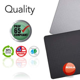 RESILIA - X-Large Under Grill Mat - Black Diamond Plate, 57 x 47 inches, for Outdoor Use RESILIA