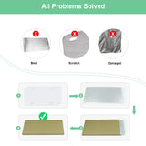 10 Pack Sublimation License Plate Blanks, Metal Aluminum Automotive Front License Plate Tag, Heat Thermal Transfer Sheet DIY Picture Sublimation Blank for Custom Design Work - White DUDSOEHO