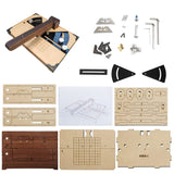 GAWEGM Wood Ship Modeling Tools - Angle Cutter Wooden Model Ship Building Tools Kit, for Hull Wood Strip Sharp-Angle Cutting, Ship Models Kits to Build GAWEGM