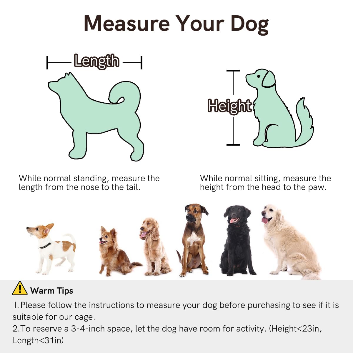 Snowtaros Dog Crate Furniture, 36.6 Inch Large Dog Crate with Drawers, Wooden Dog Kennel Indoor for Small Medium Large Dogs, Heavy Duty Dog Crate End Table with Double Doors Snowtaros