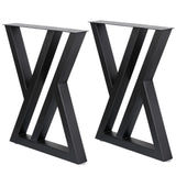 DorBuphan Table Legs Metal 2 PCS, Heavy Duty Steel Furniture Legs 28 inch, Industrial Modern DIY Desk Legs for Desks, Bench and Tables DorBuphan