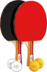 NIBIRU SPORT Professional Ping Pong Paddles Set of 2 - Table Tennis Paddles Set of 2 with 4 Balls and Carry Bag/Storage Case - Table Tennis Equipment & Ping Pong Accessories NIBIRU SPORT
