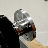 Hurricane Turning Tools, 4" Steel Faceplate For Wood Lathe, 1 1/4" x 8 TPI Hurricane Turning Tools