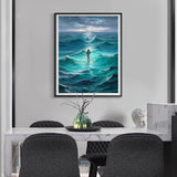 ACANDYL DIY Paint by Numbers Kit for Adults Beginner Paint by Number for Adults Jesus Canvas Painting by Number DIY Acrylic Oil Painting on Canvas Arts Craft Decoration God Bless You 16x20 Inch ACANDYL