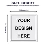 Sumex Sublimation Ceramic Coaster Blanks Tiles for Crafts,6 Pcs Glossy White Ceramic Tile for Heat Press(4×4 inch) Sumex