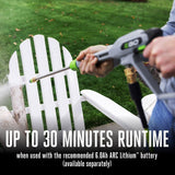 EGO Power+ HPW2100 2100 PSI 56-Volt Lithium-ion Cordless Pressure Washer Tool Only EGO Power+