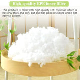 Bextile Papasan Chair Cushion Only, 52 in Cushion for Papasan, Round Leisure Papasan Seat Cushion (Black) Bextile