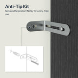 HOOBRO Arched Bookshelf Set of 2, 70.9" Tall Arch Bookcase with Storage, 5-Tier Farmhouse Book Shelf, Modern Arched Cabinet, Wooden Bookshelf with Open Display Shelves for Living Room, Office, Black HOOBRO