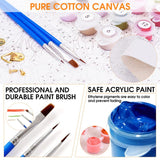 Paint by Numbers for Kids & Adults Landscape, DIY Oil Painting Sailing Ship Fishing Boat Ocean Pirate Sail Sea Acrylic Paint by Number Kits for Kids & Adults Beginner for Home Wall Decor 16x20 inch Diymood