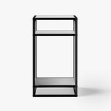 LANDEN Gray Metal Frame Stand, Three-Shelf for Fish Tanks up to 20 Gal, CLX45-45x45x80cm (17.7x17.7x31.49 in), for Fish Tanks and Reptile Terrariums, Home & Office Use LANDEN